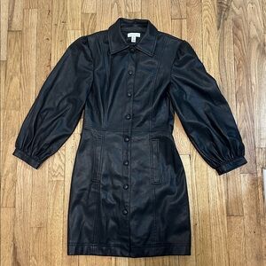 Top shop faux leather dress